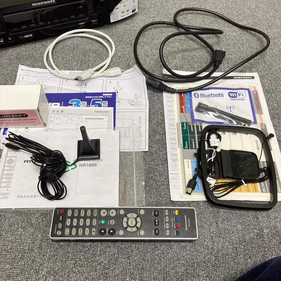 marantz NR1609 AVアンプ 2018年製　リモコン付き　付属品多数