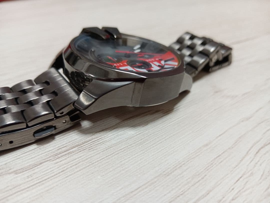 【値下げ】DIESEL DZ-4600 美品 クロノグラフ 腕時計 ブラック