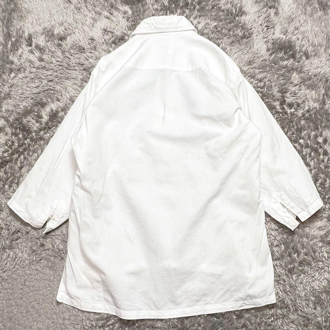 ジャンネット　リネン混　カプリシャツ　長袖　Lサイズ 着用感のない美品