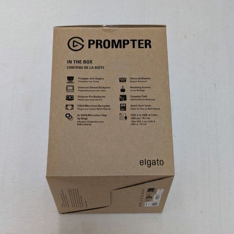 【ほぼ未使用】Eglato Prompter テレプロンプター モニター