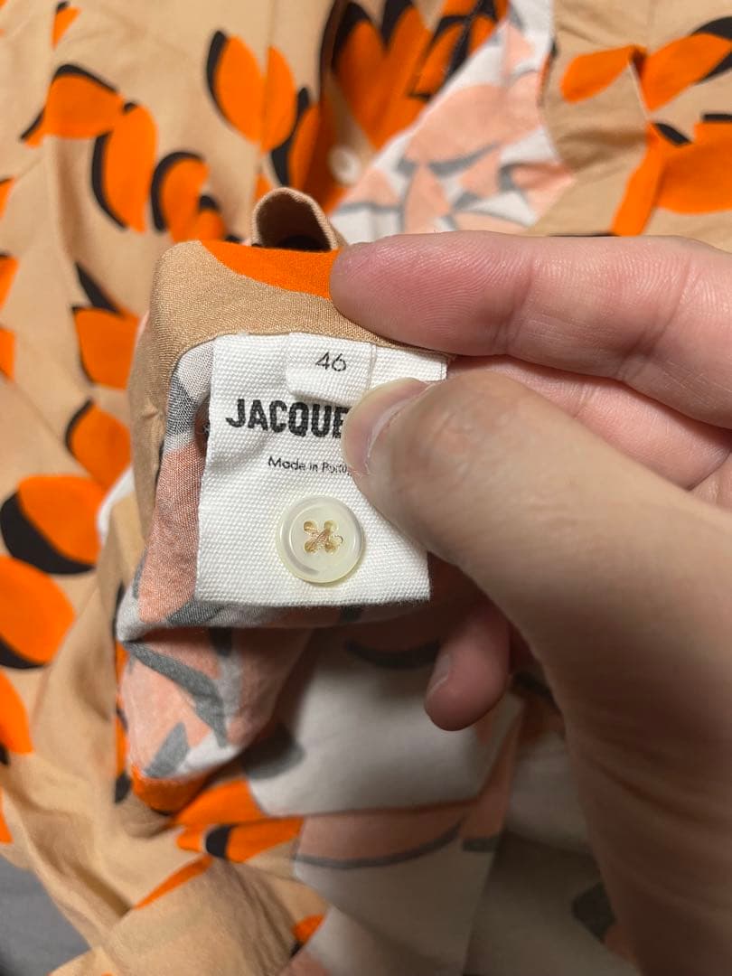 JACQUEMUS ジャックムス ビスコース レーヨン 総柄 長袖 シャツ