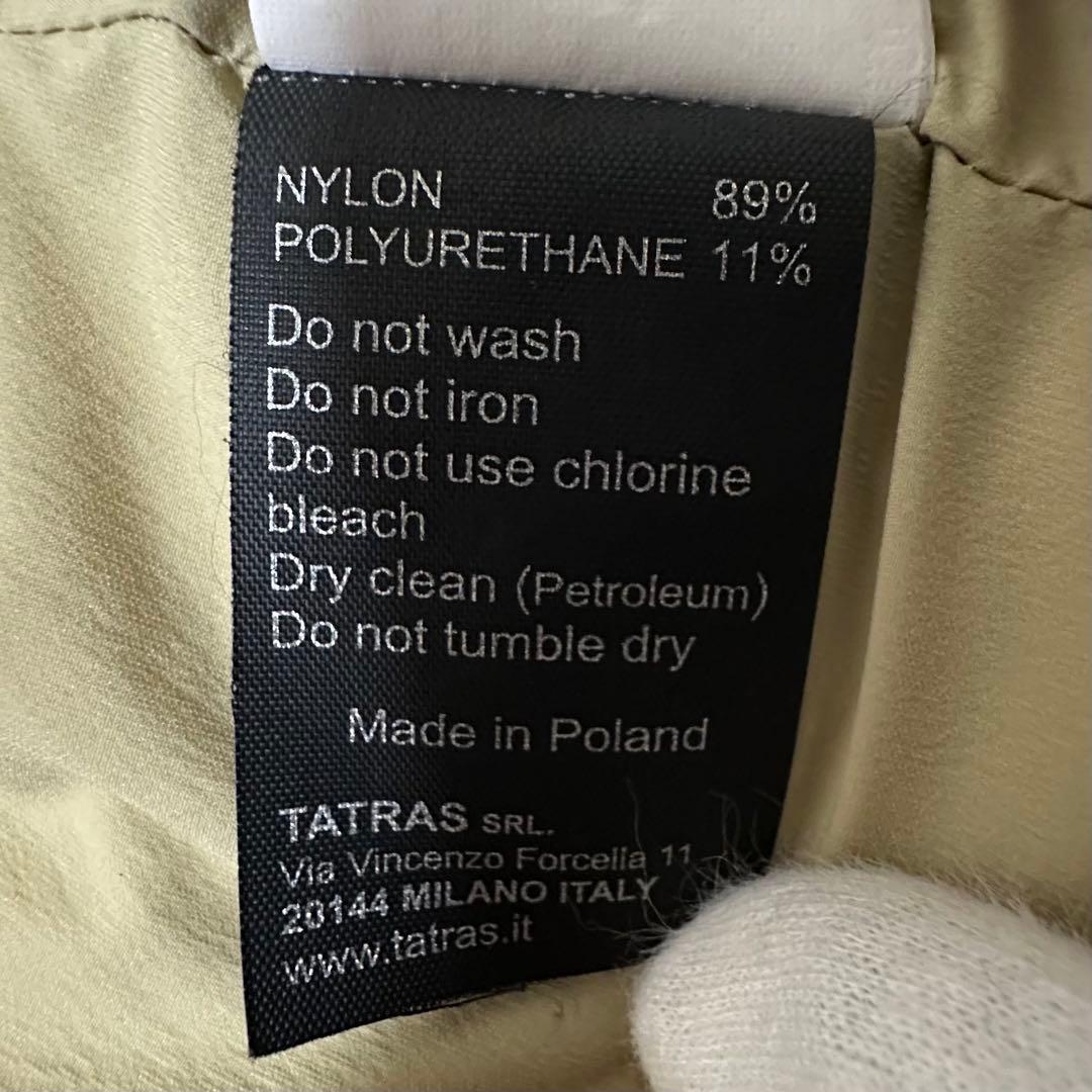 値下げ レア タトラス ダウンジャケット 肩ロゴ ダウンコート ミドル Aライン