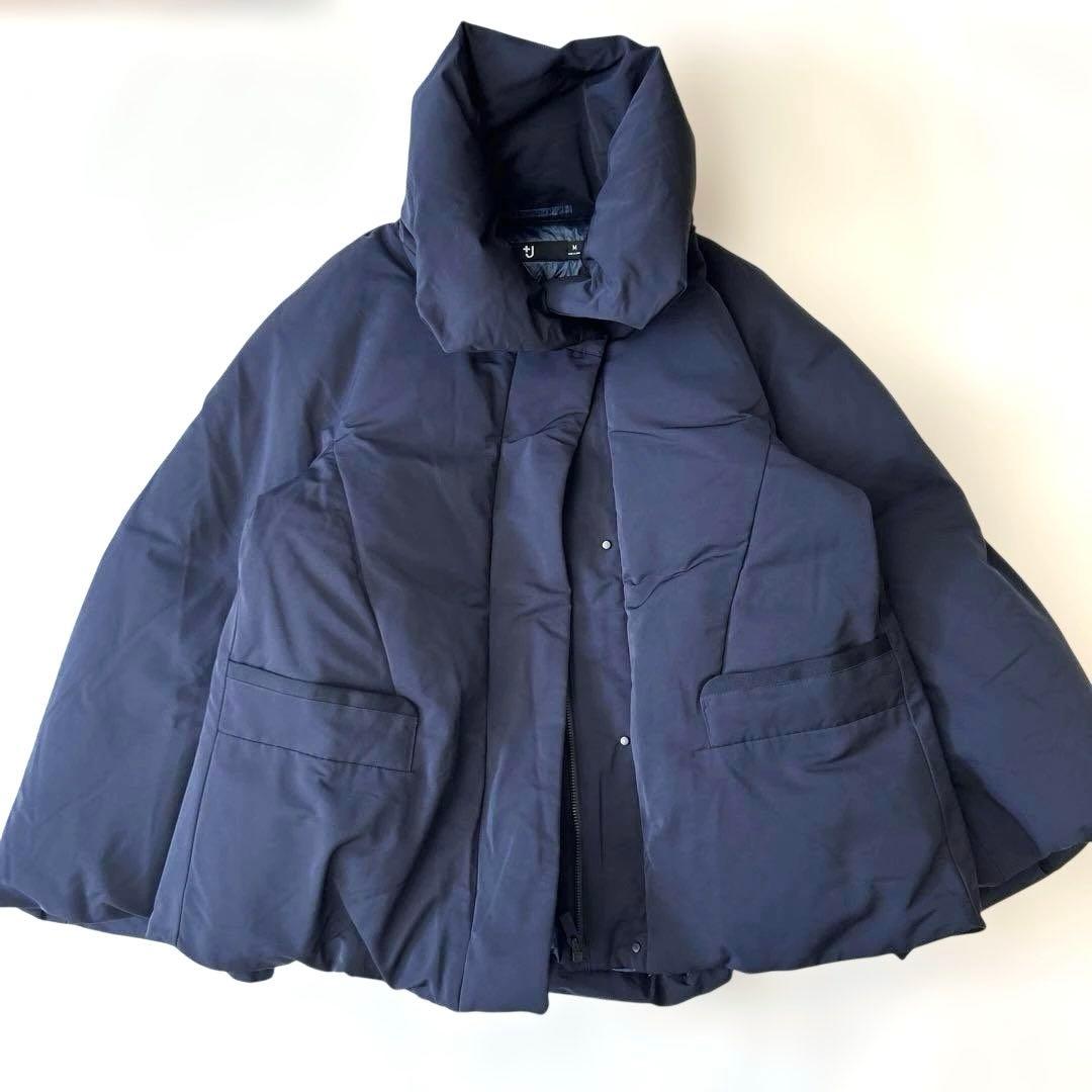 極美品☆UNIQLO +j ハイブリッド ダウンジャケット ネイビー M 復刻版