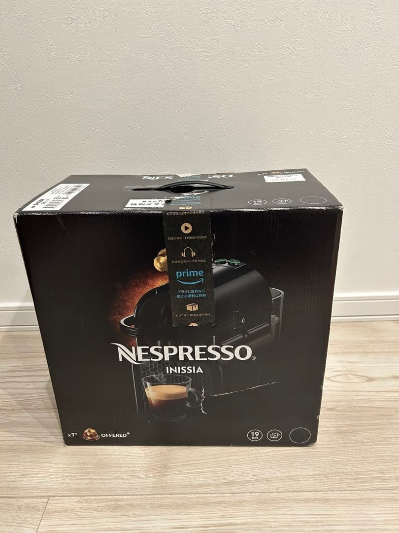 【新品】ネスプレッソ イニッシア ブラック（D40BK）カプセルセット付