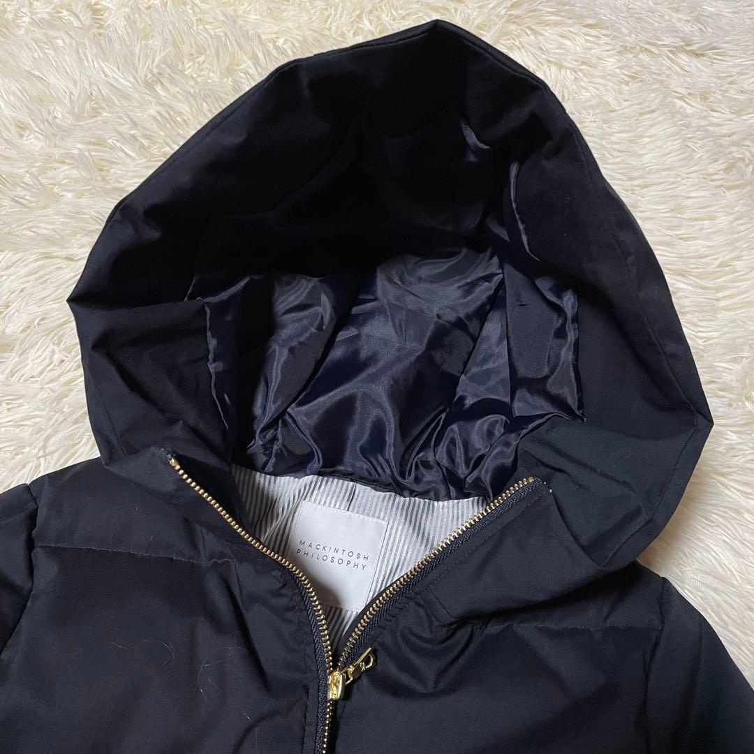 【スイ】マッキントッシュフィロソフィー ダウンジャケット 34 ネイビー