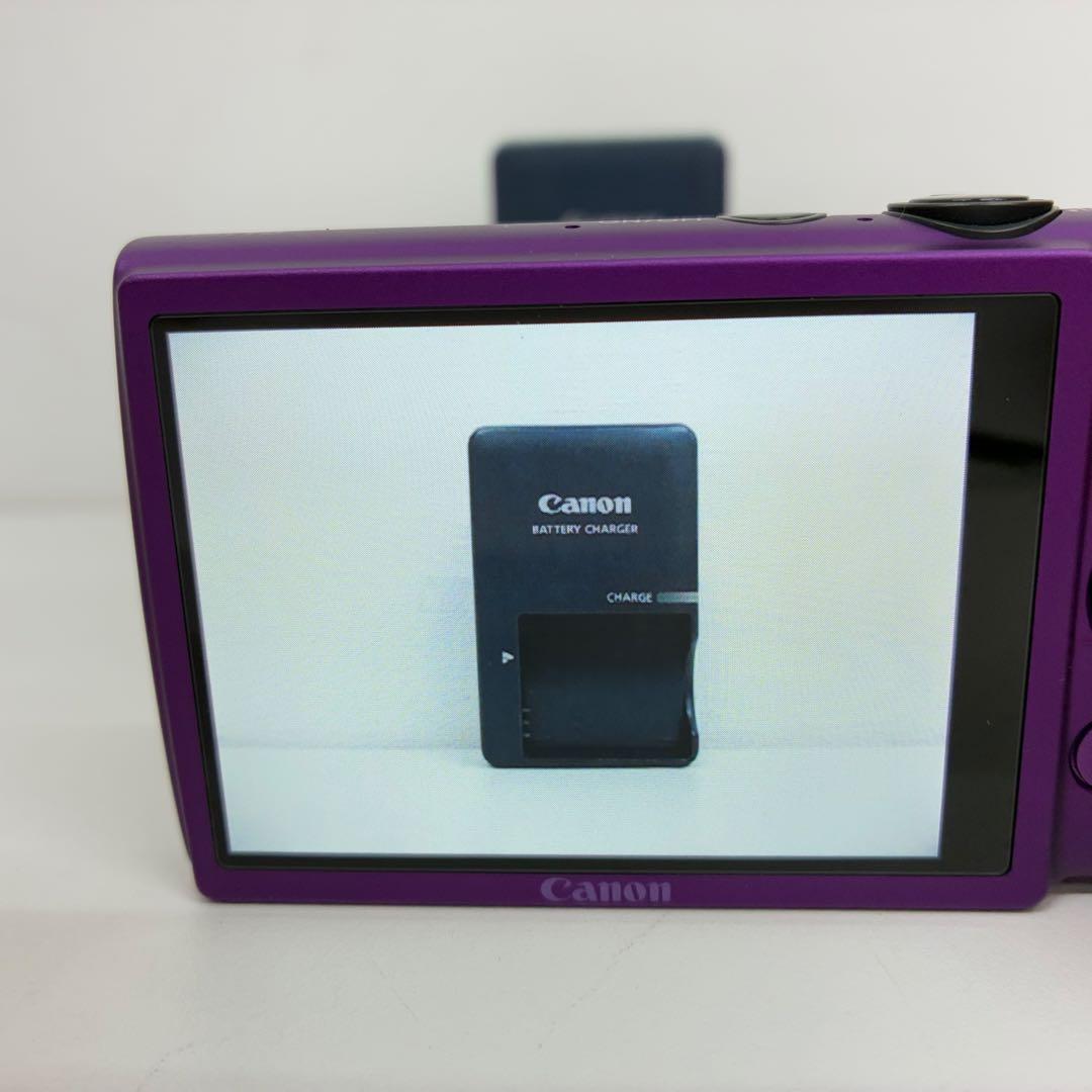 【動作品】 Canon IXY 600F キャノン イクシー パープル カメラ