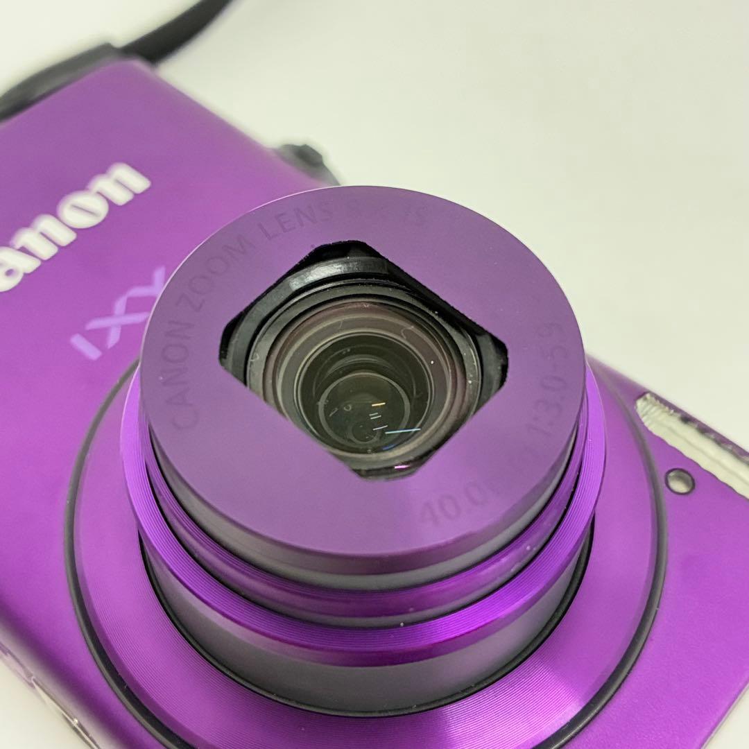 【動作品】 Canon IXY 600F キャノン イクシー パープル カメラ