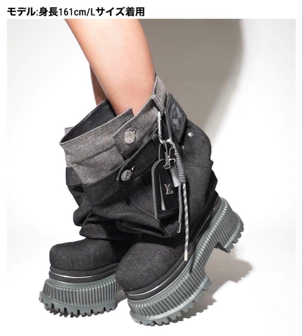 GIO PLATFORM SHORT BOOTS yello イエローブーツ M