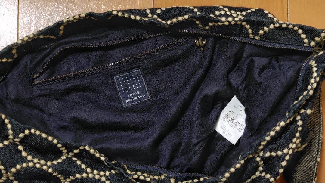 mina perhonen　tambourine　麻デニム　ミナペルホネン