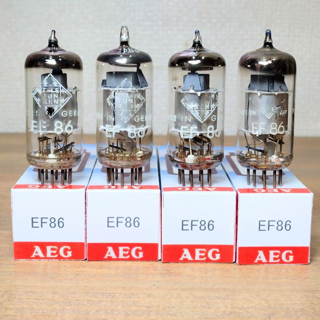 Telefunken EF86 (6267) テレフンケン ダイアマーク入 4本