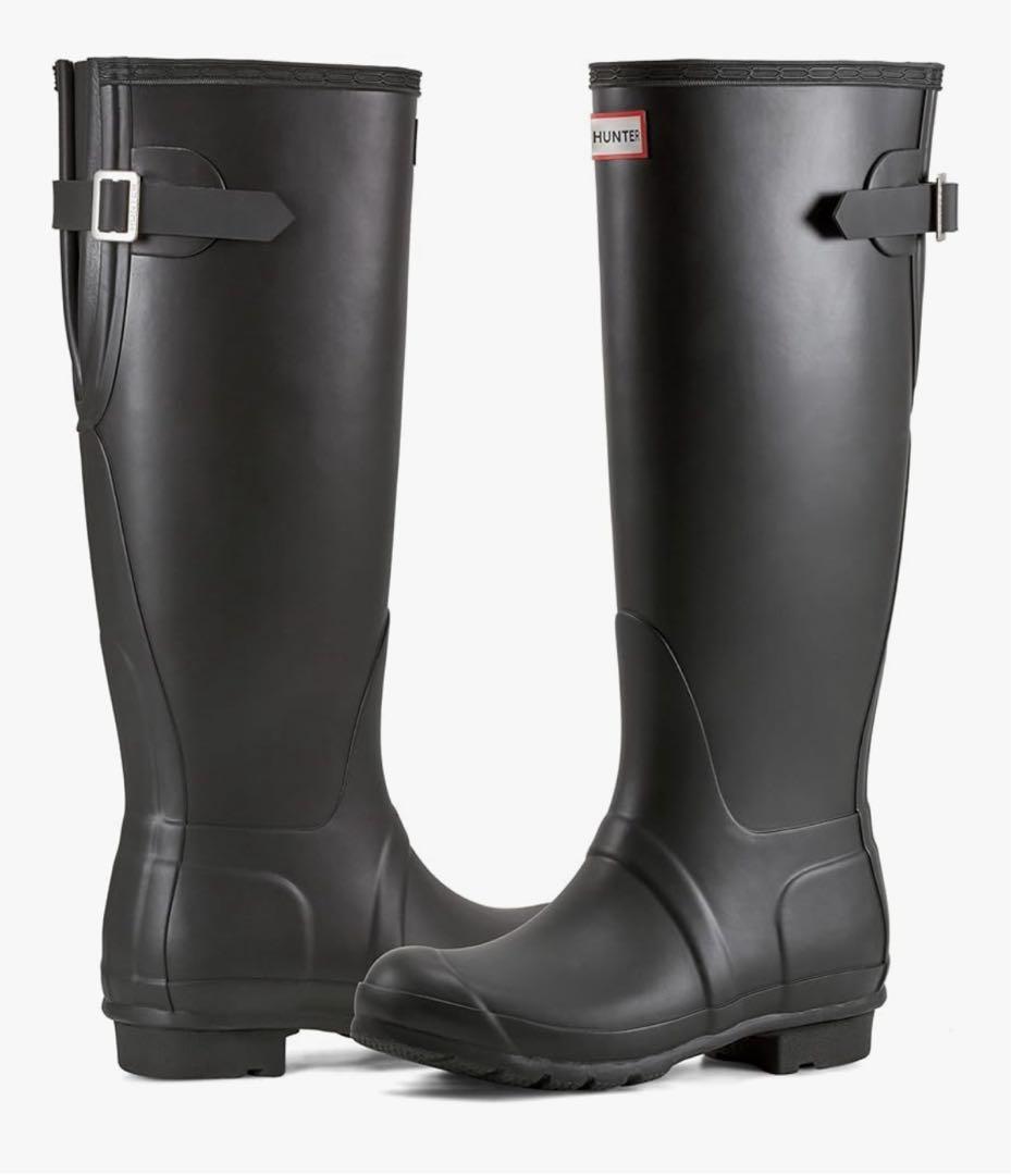 HUNTER ブラック ロングブーツ