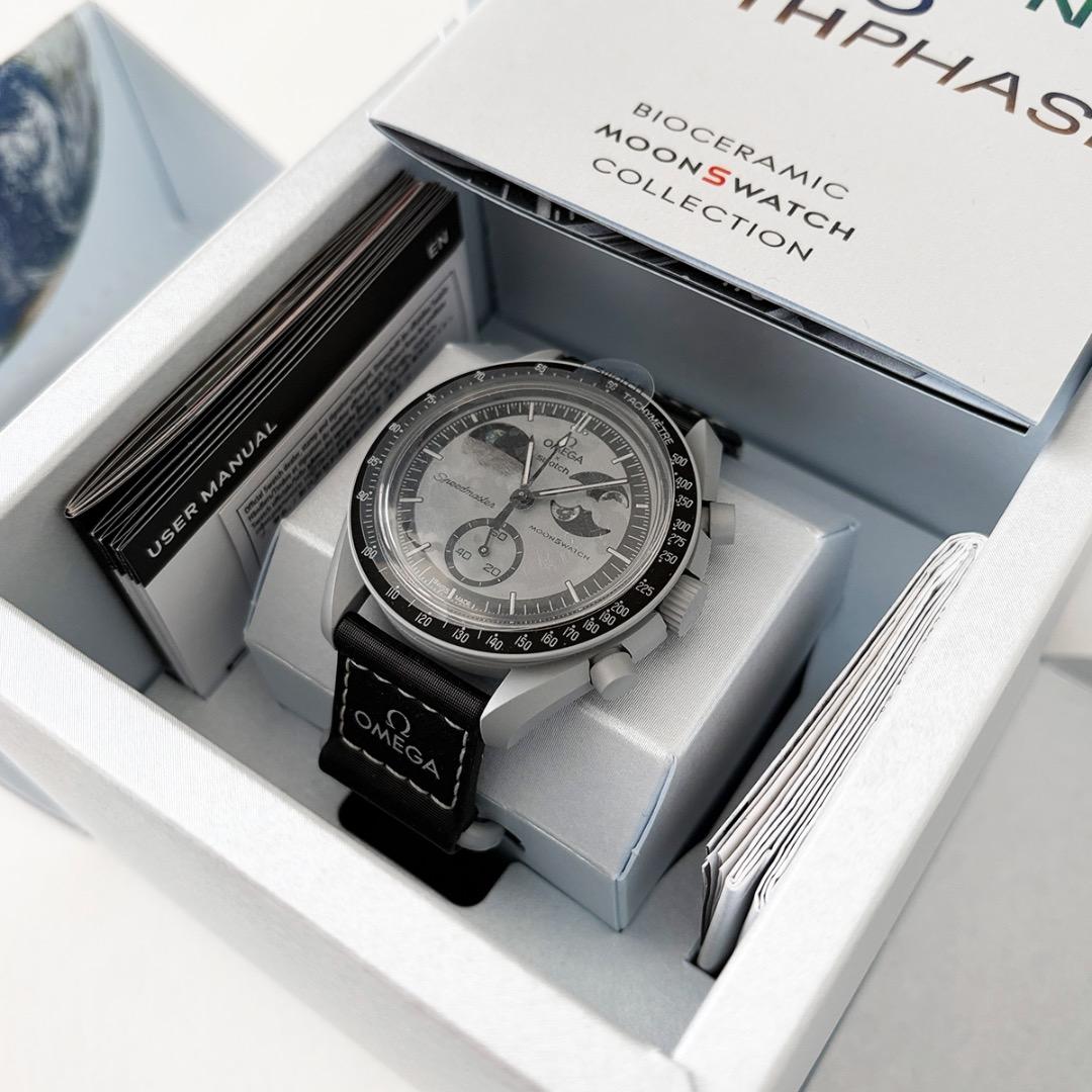 オメガ×スウォッチ ムーンスウォッチ アースフェイズ SO33M700
