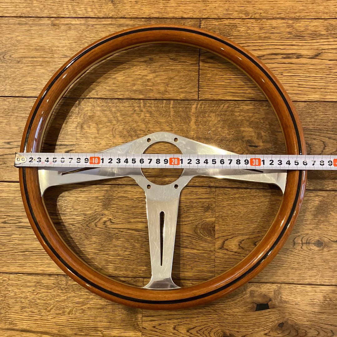 ナルディ　ウッドステアリング　サイドスポーク　36パイ