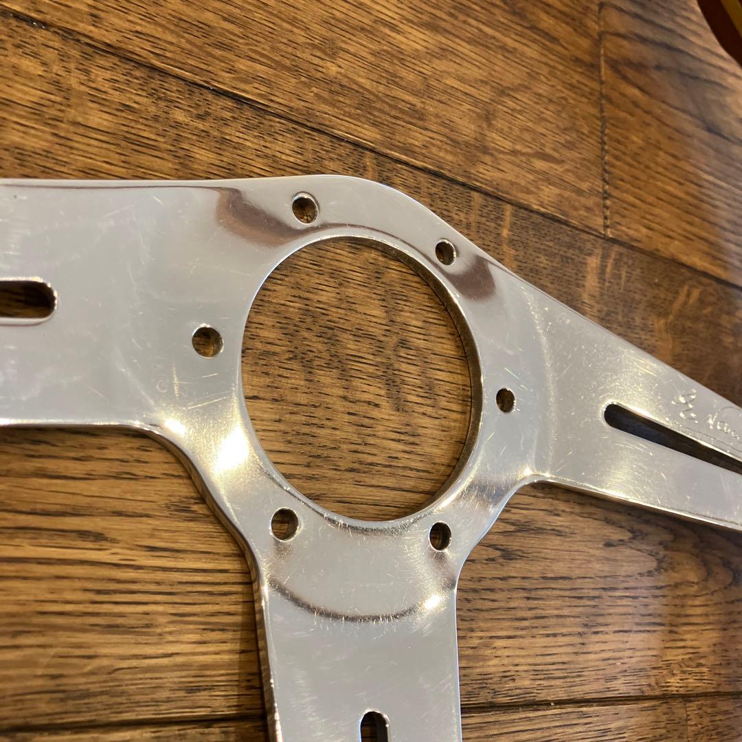 ナルディ　ウッドステアリング　サイドスポーク　36パイ