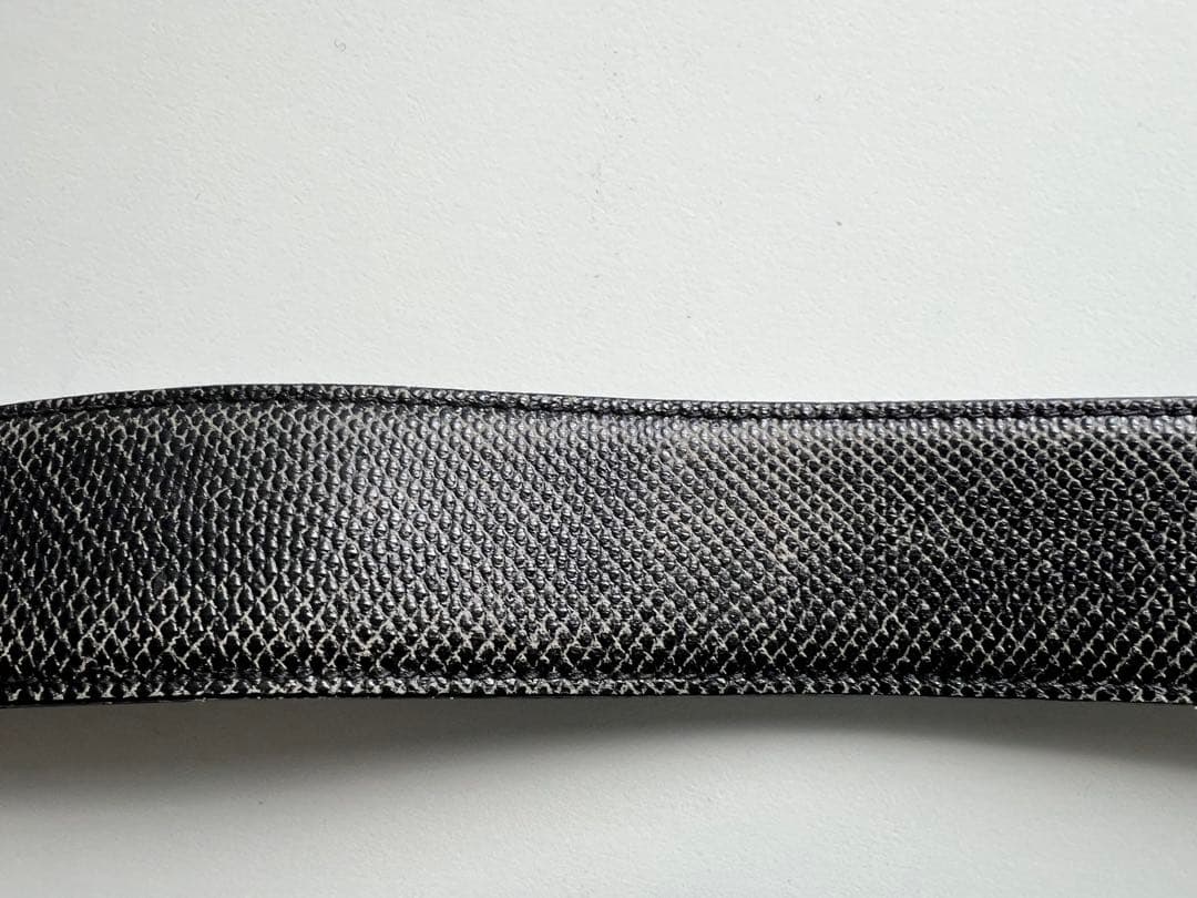 最終値引‼️GUCCI ブラックベルト GGロゴ 85-34