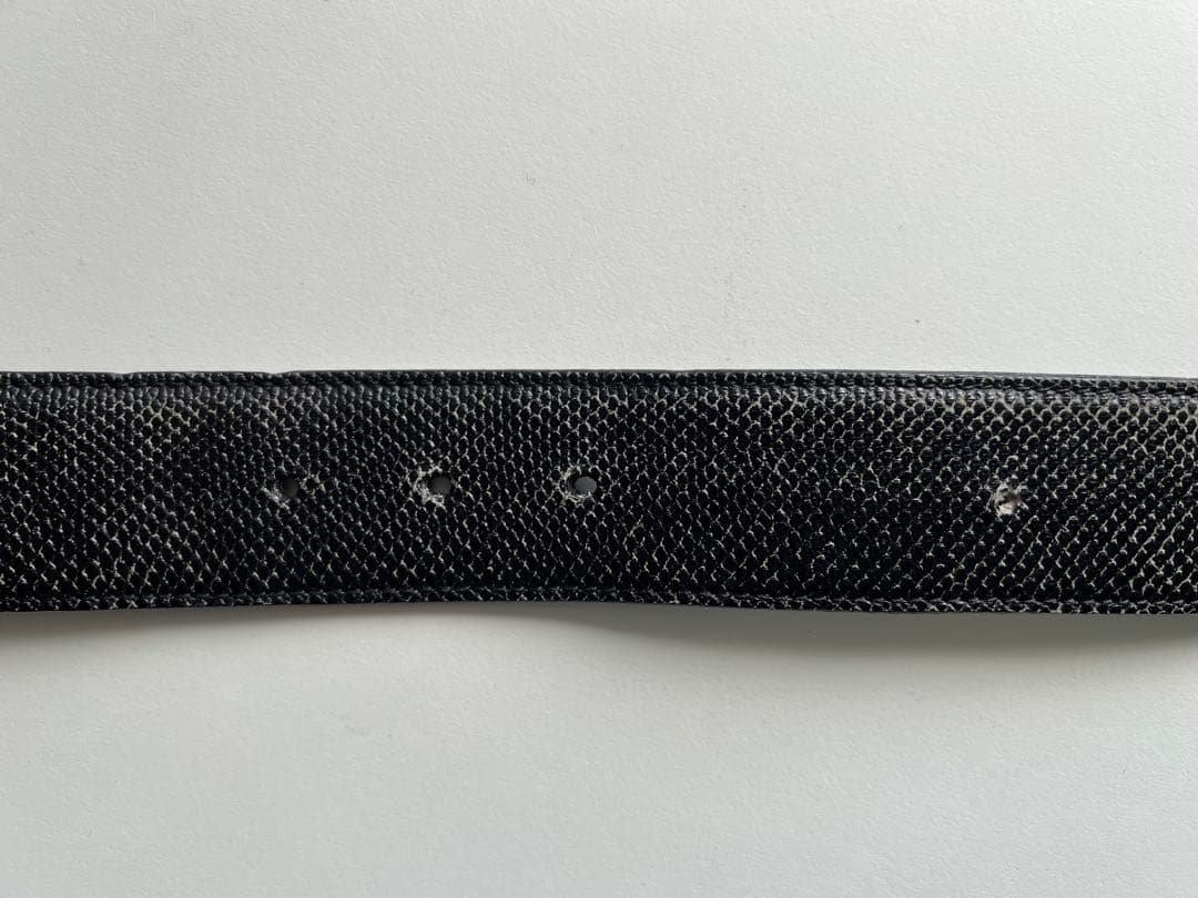 最終値引‼️GUCCI ブラックベルト GGロゴ 85-34