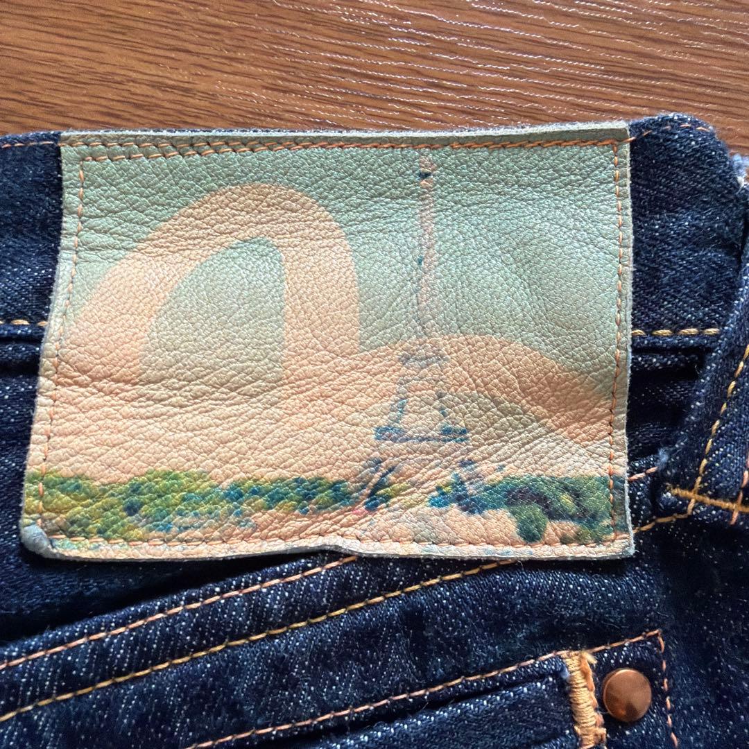 EVISU カモフラージュ柄デニムパンツ