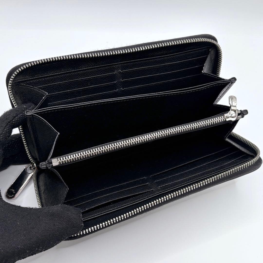 【新型】ルイヴィトン　エピ　ジッピーウォレット 　ブラック　ノワール　黒　長財布
