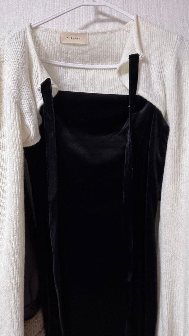 【美品】andmary Anita ribbon mini dress