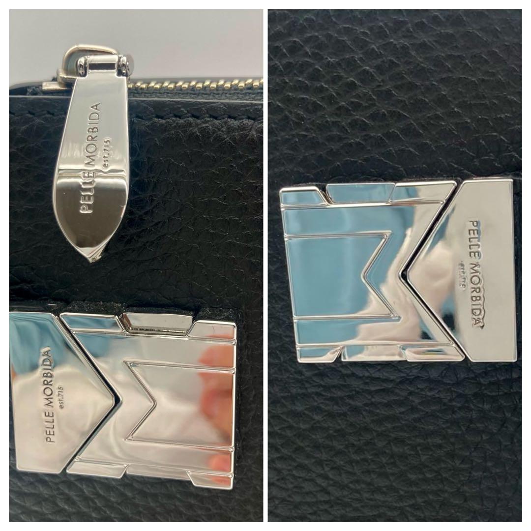 【未使用】25年新作　ペッレモルビダ　ミニボストンバッグ　　黒