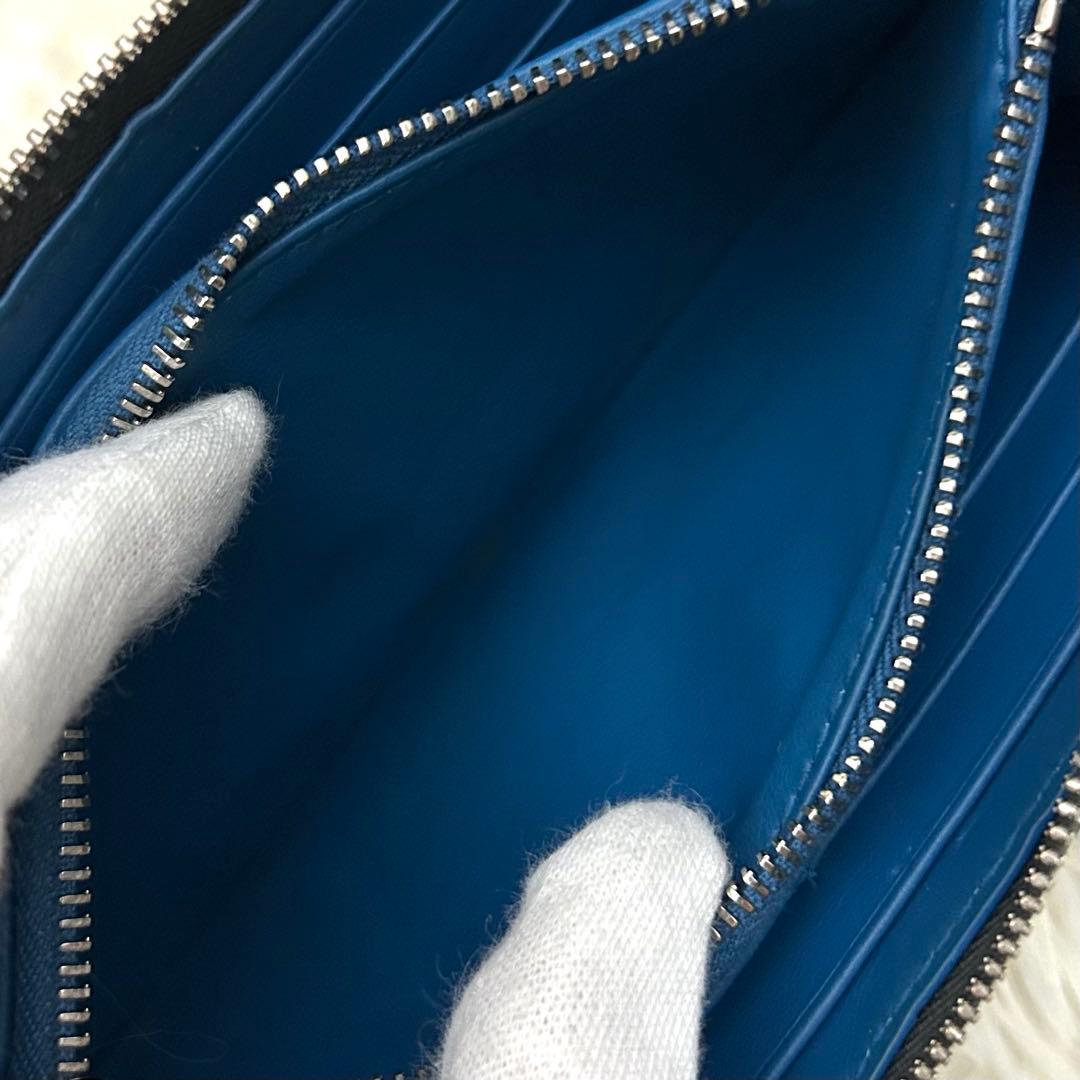 ［美品］RFID内蔵 BOTTEGA VENETA イントレチャート 長財布