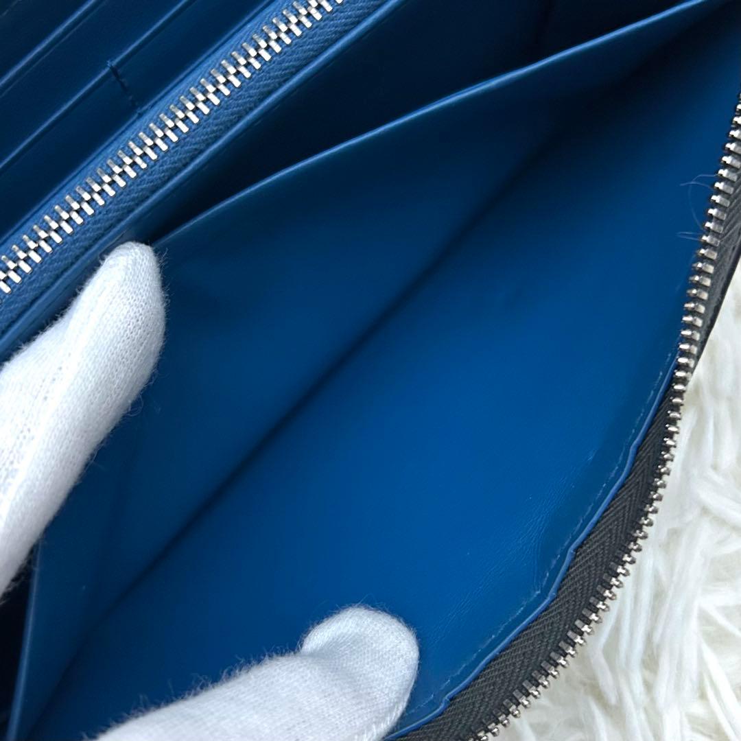 ［美品］RFID内蔵 BOTTEGA VENETA イントレチャート 長財布