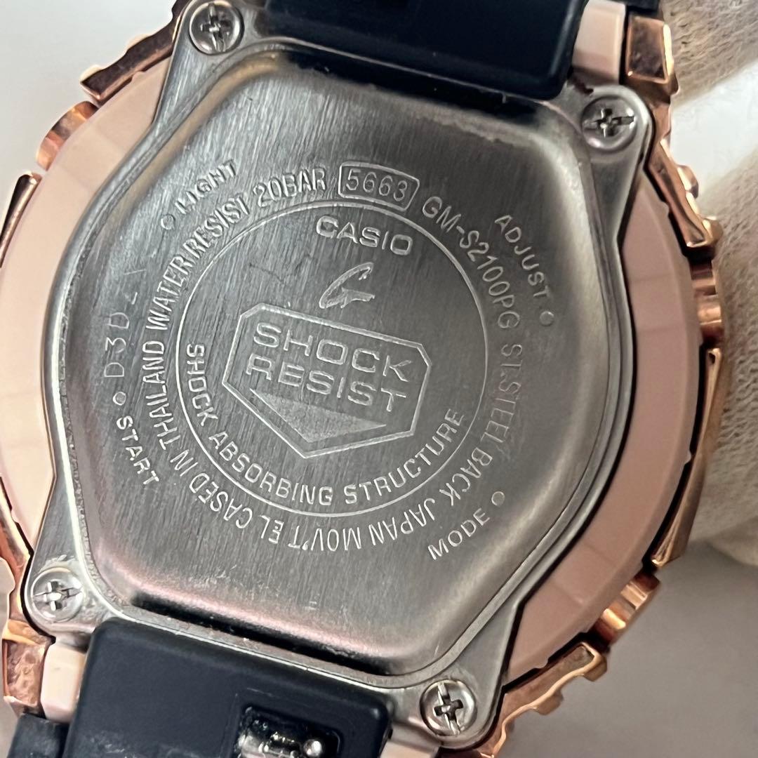 稼働美品 G-SHOCK レディース腕時計 ローズゴールド GM-S2100PG