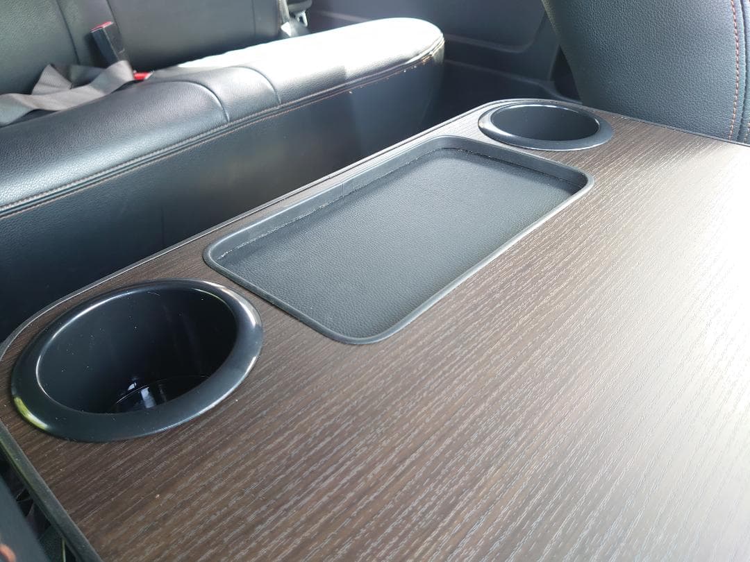 ハイエース ワイド用 フラットテーブル 前後トレイ付き 天板ネジ穴無し 新品