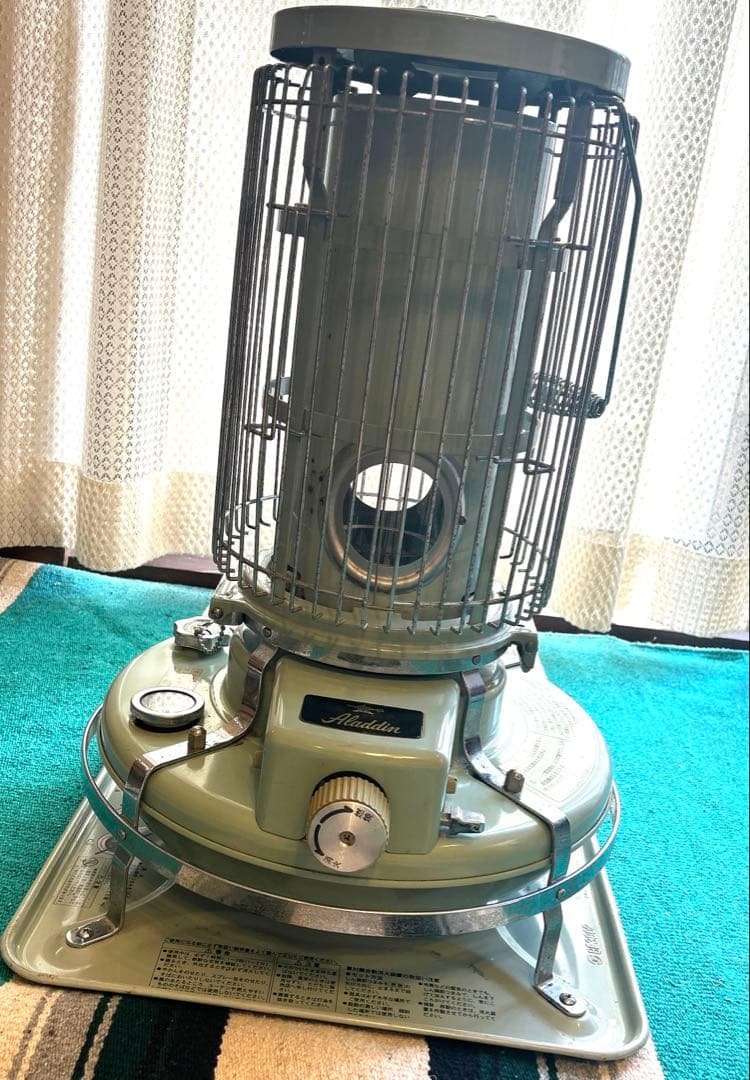 Aladdin 石油ファンヒーター グリーン アラジン石油ストーブ