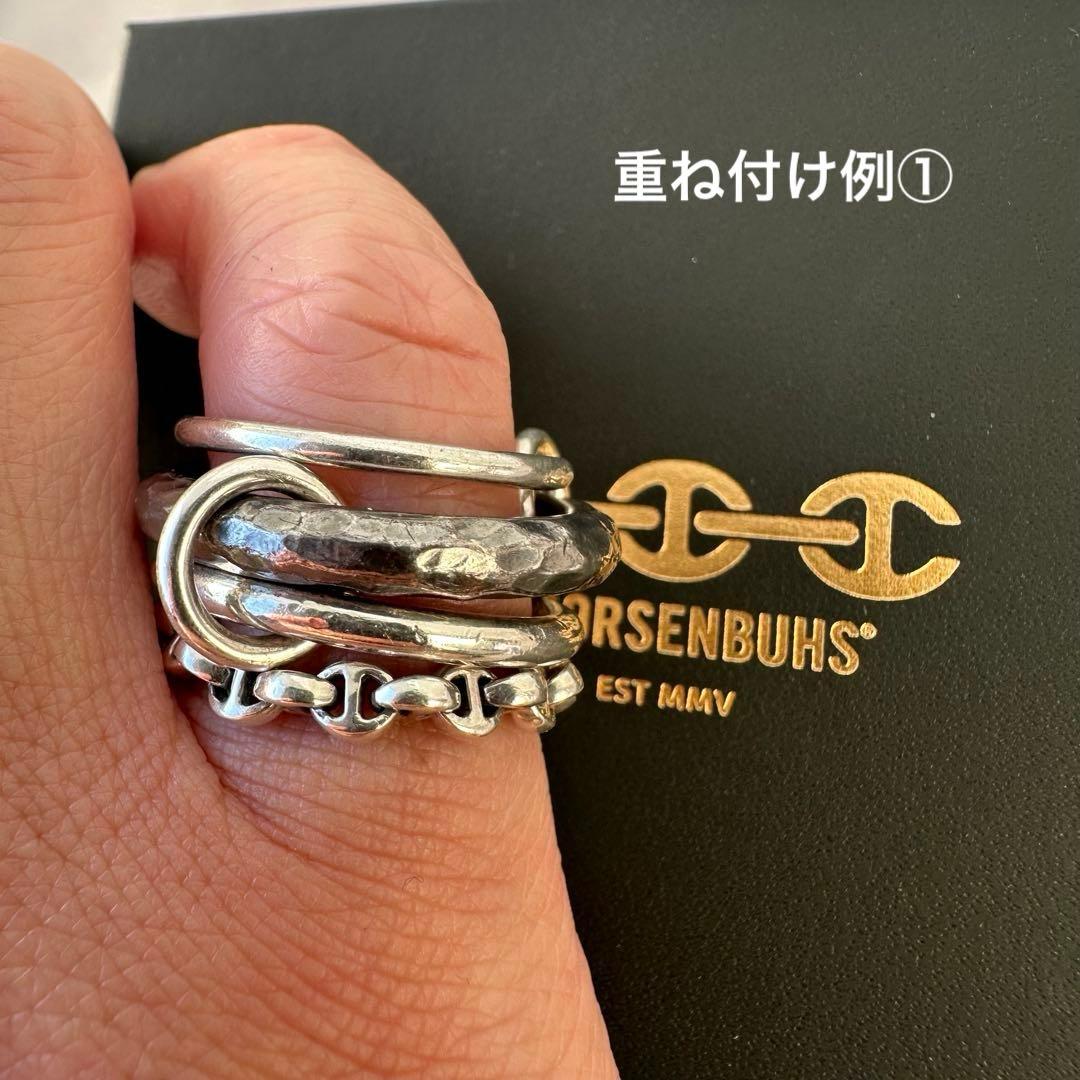 【美品・ギャラあり】HOORSENBUHS MICRO RING US7