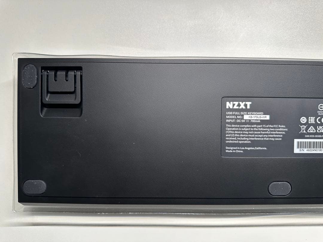 NZXT FUNCTION ゲーミングキーボード ホワイト