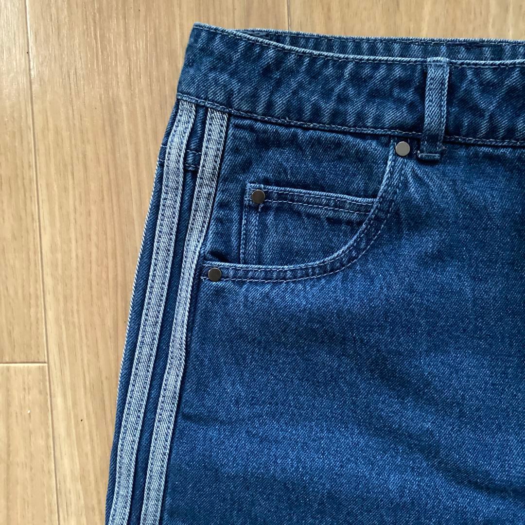 新品未使用　アディダス adidas デニム パンツ3432