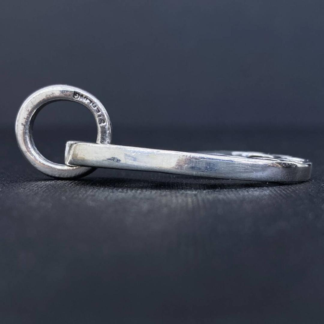 Bill Wall Leather シルバー ホール フィッシュフックペンダント