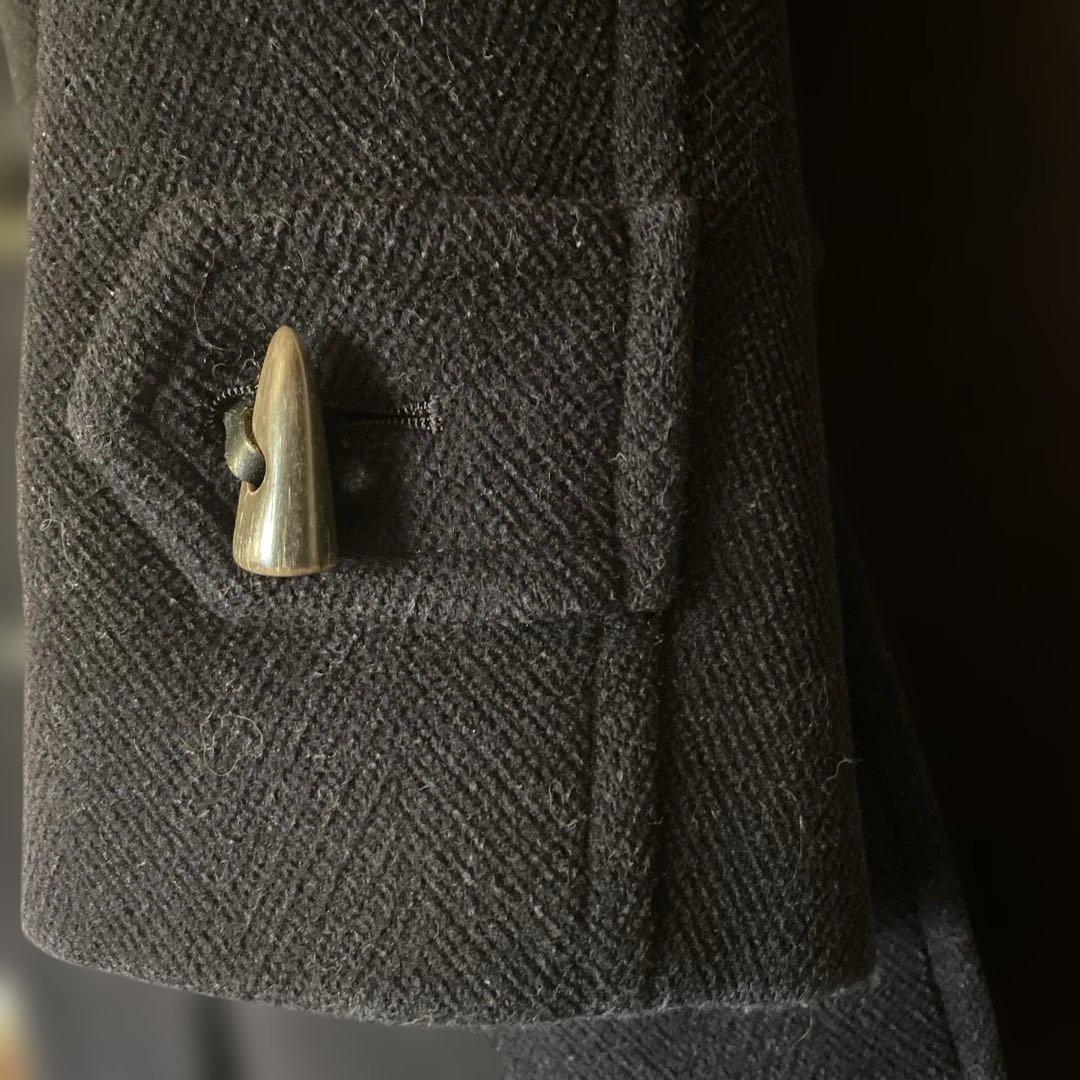 BURBERRY LONDON ダッフルコート ウール 水牛角38