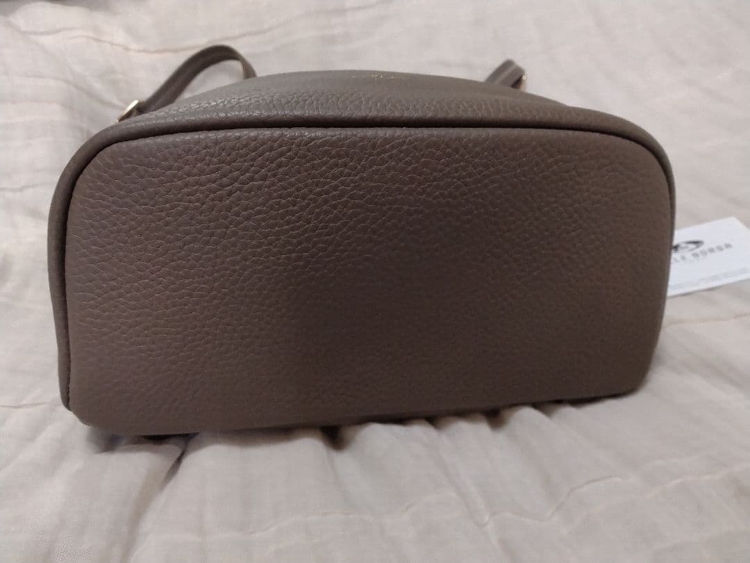 PELLE BORSA シボレザーリュック*グレージュ