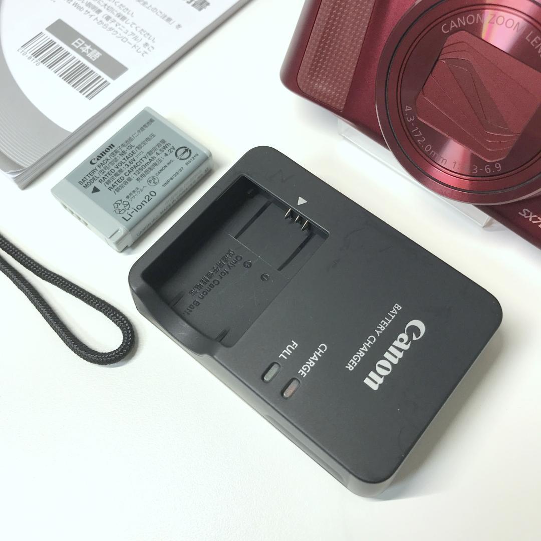 【極美品】 キヤノン Canon PowerShot SX720 HS レッド