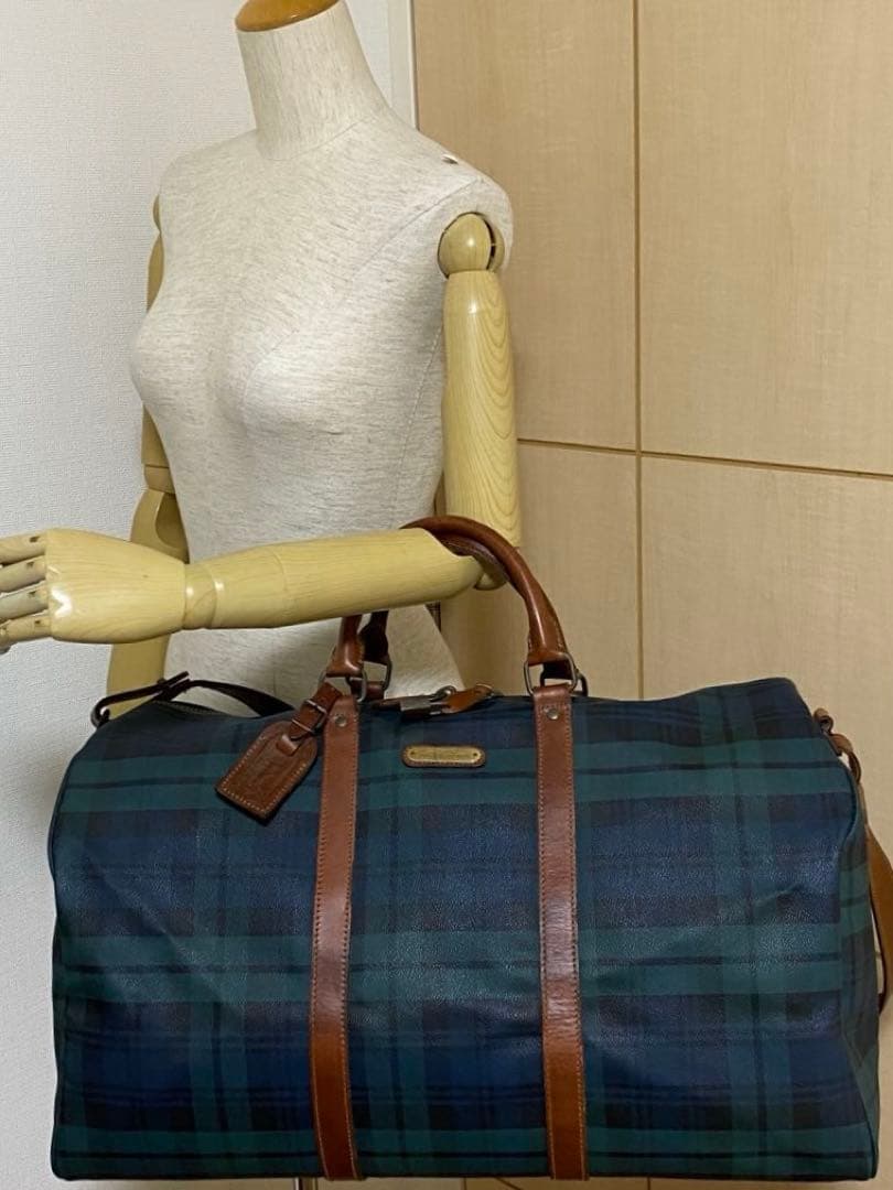 POLO RALPHLAUREN ボストンバッグ 2WAY PVCレザー 大容量