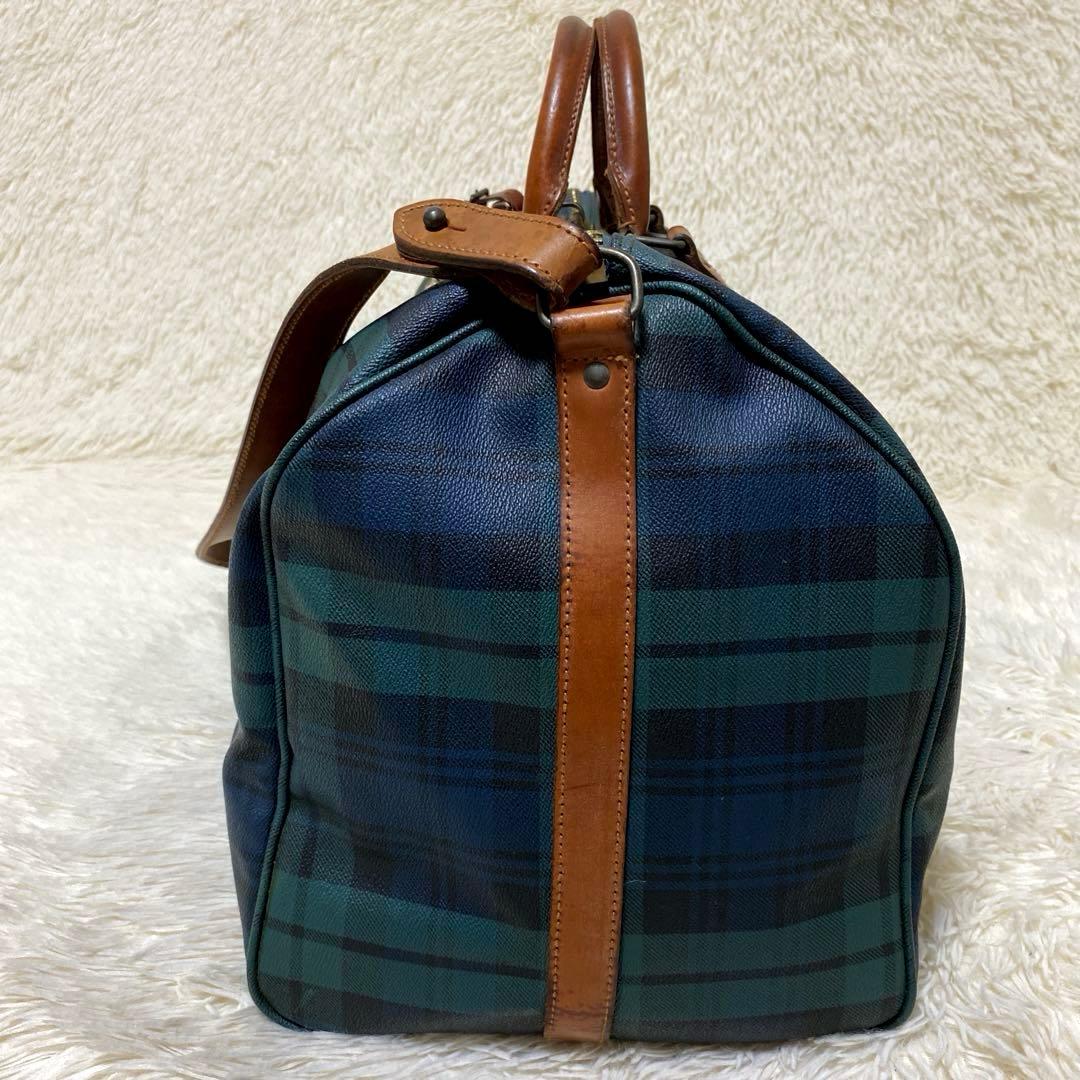 POLO RALPHLAUREN ボストンバッグ 2WAY PVCレザー 大容量