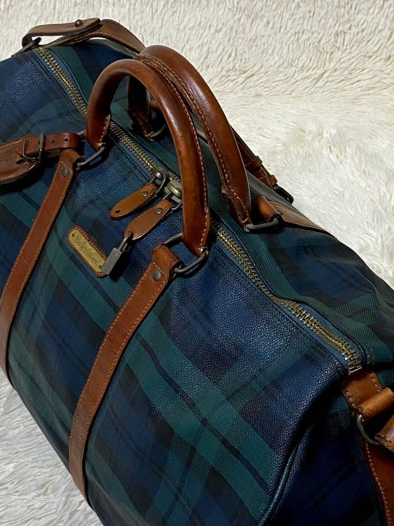 POLO RALPHLAUREN ボストンバッグ 2WAY PVCレザー 大容量