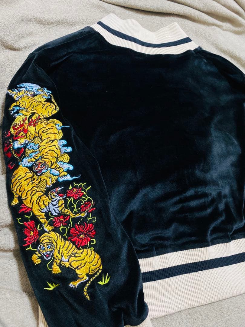 AS FAR HEAVEN 別珍 虎 日本限定版 スカジャン unisex