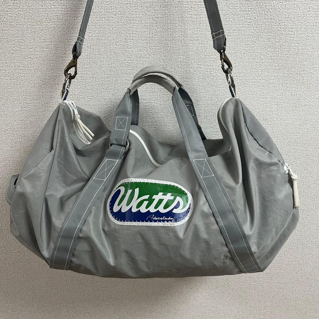 【人気モデル・美品】Watts ワッツ　ダッフルバッグ　ドラムバッグ
