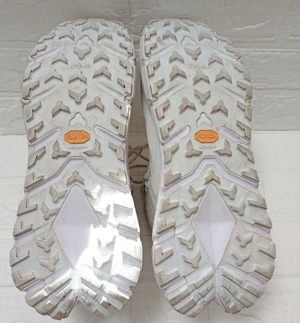 HOKA テンナインハイク 厚底 ゴアテックス ビブラムソール 白27.5cm