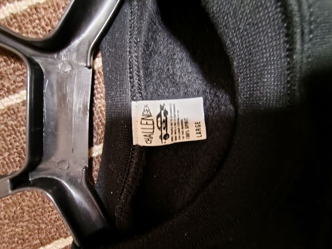 チャレンジャー✕RIBERA ブラックスウェット Lサイズ