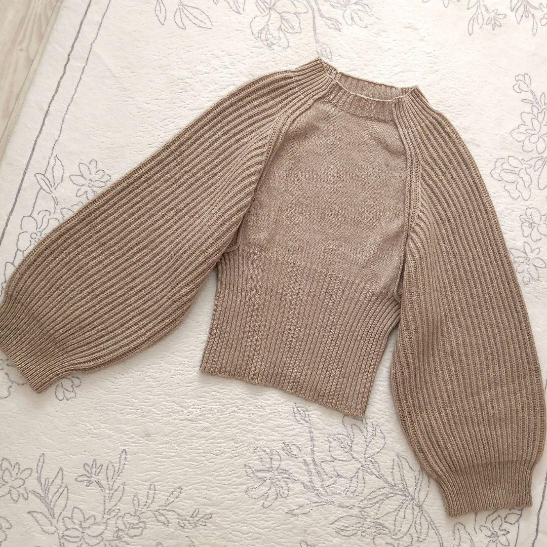 ステラマッカートニー　カシミヤ　ラグラン　ニット　ベージュ　38