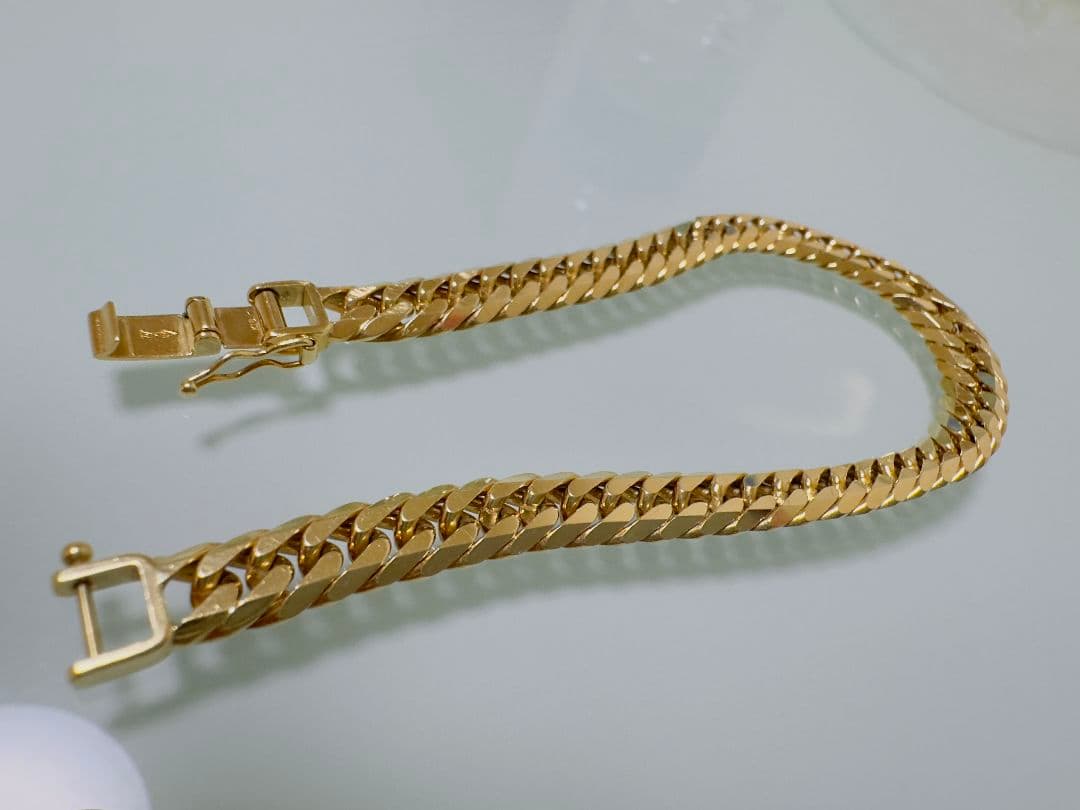 喜平k18 30.22g 6面 20cm ブレスレット