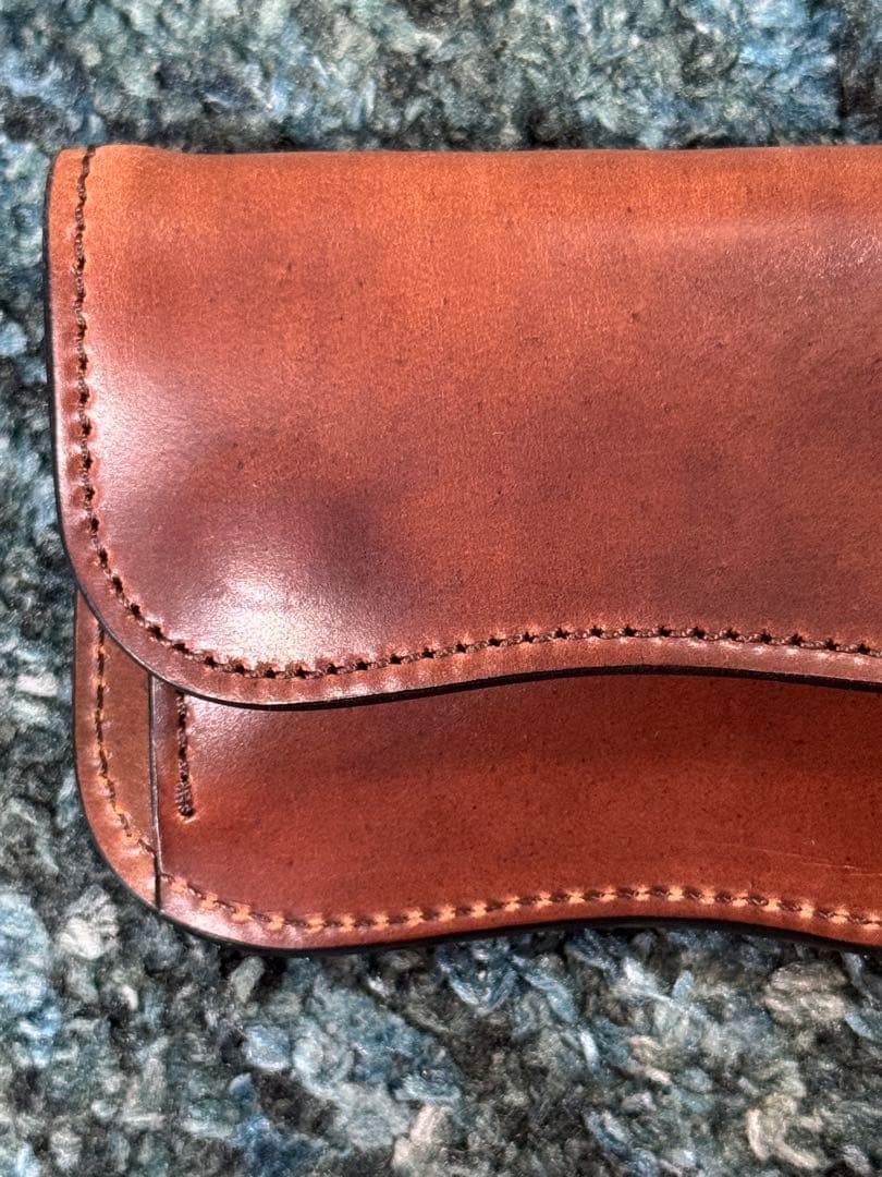 ラストクロップス　タング　シェルコードバン　マーブル　ホーウィンスタンプ　未使用