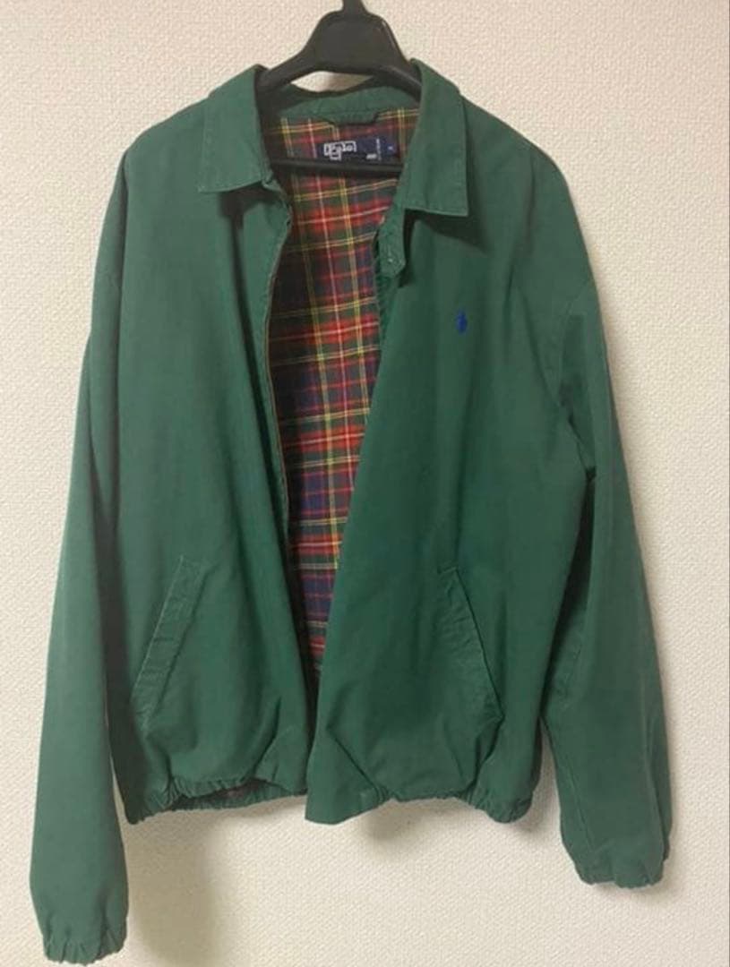 ラルフローレン スウィングトップ ブルゾン グリーン XL 古着