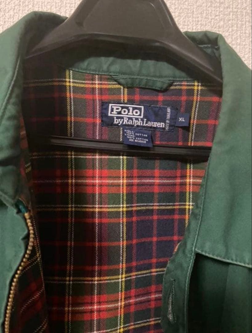 ラルフローレン スウィングトップ ブルゾン グリーン XL 古着