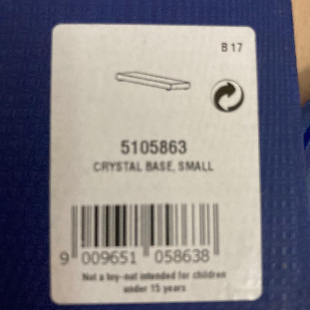 スワロフスキー　クリスタル クマのフィギュア 透明 赤 青 2体セット　１7