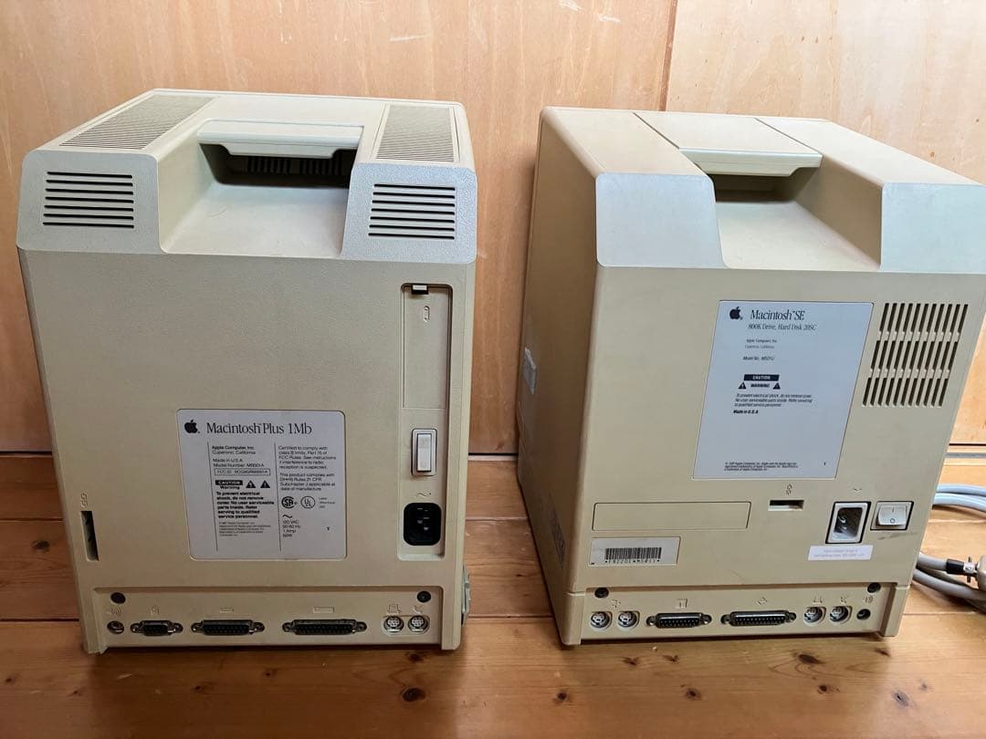 桜*く様 Macintosh Plus & SE セット